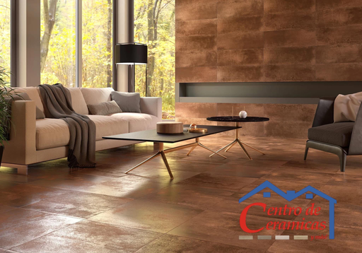 [MARMOL 60X60 CAJA 1.44 MTS (4 PIEZAS).] COPER OXIDO